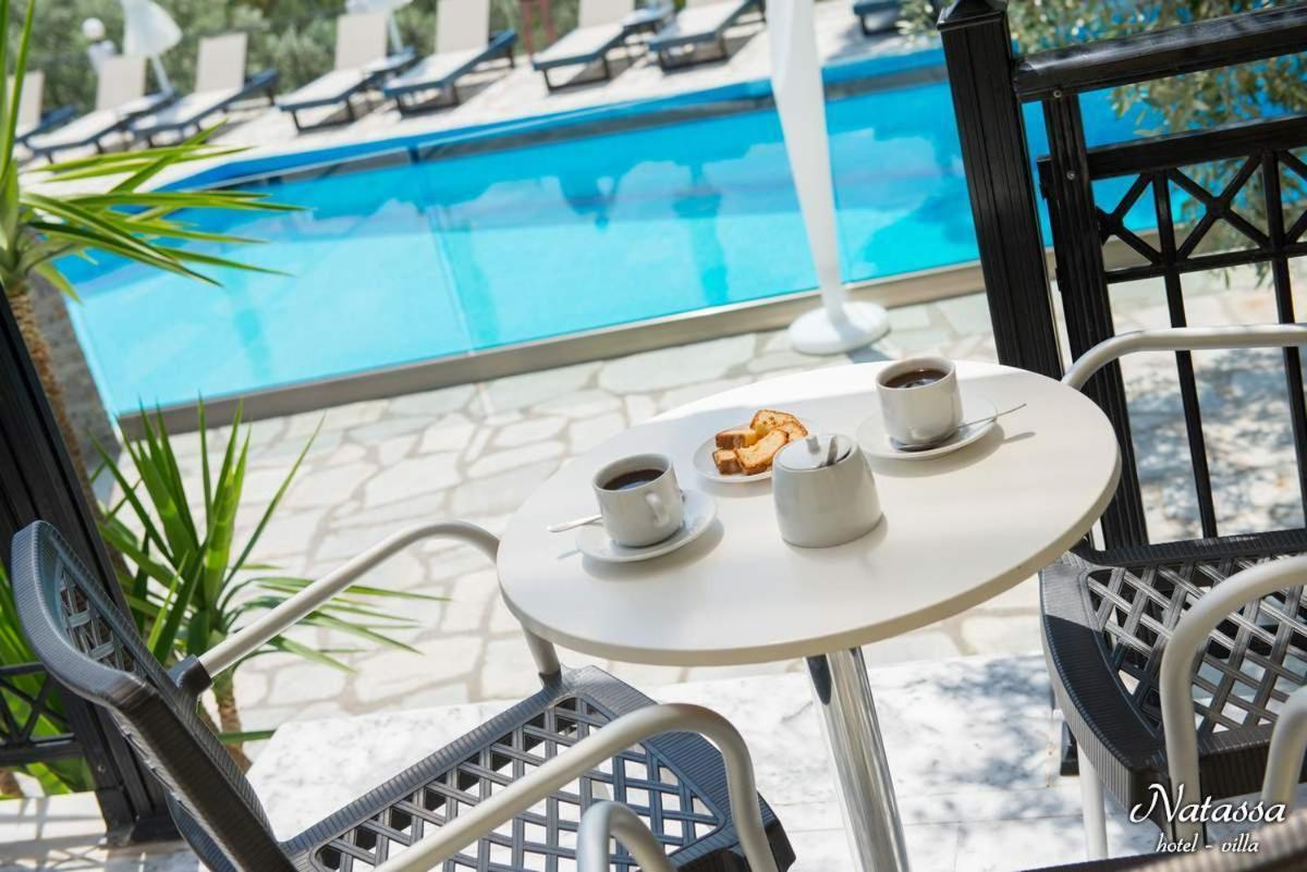 Hotel Villa Natassa Skala Rachoni  ภายนอก รูปภาพ