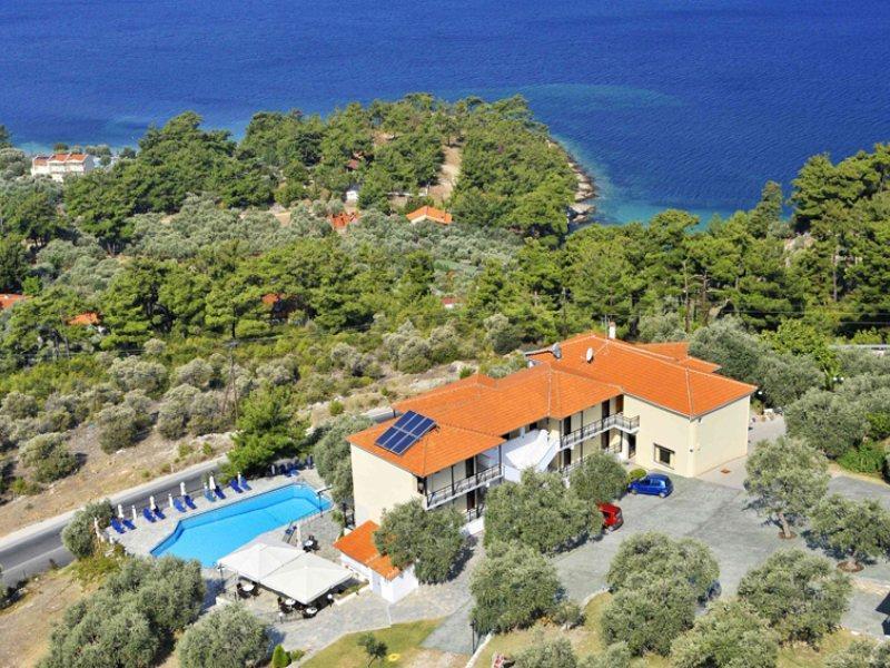 Hotel Villa Natassa Skala Rachoni  ภายนอก รูปภาพ