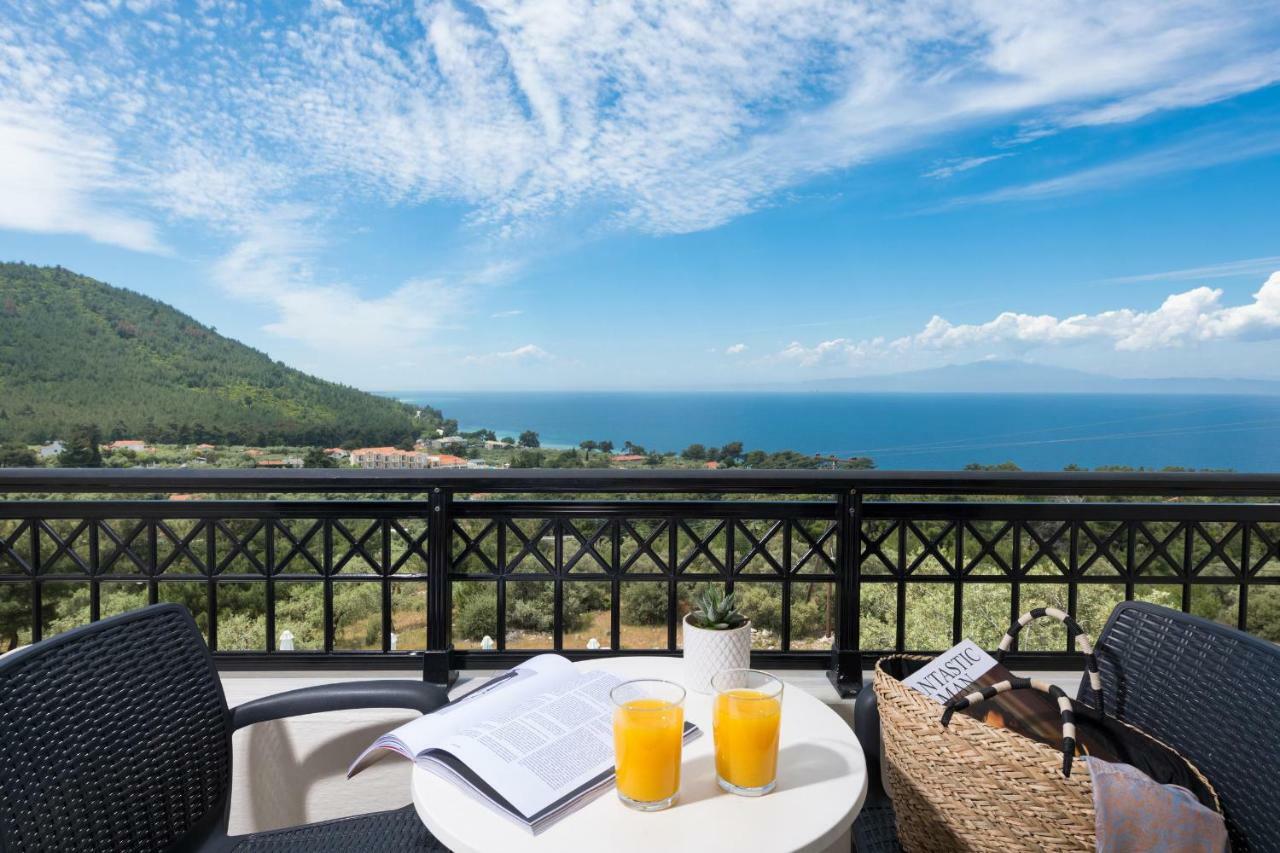 Hotel Villa Natassa Skala Rachoni  ภายนอก รูปภาพ