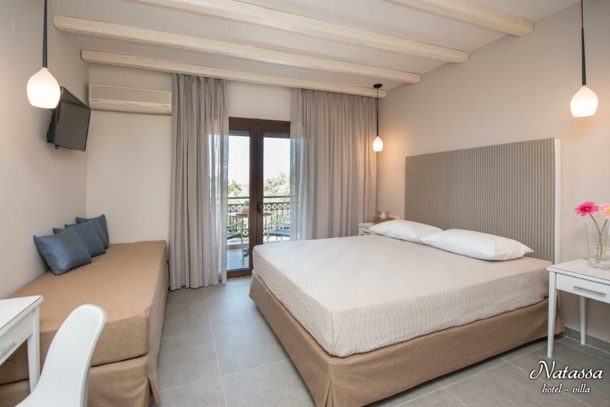 Hotel Villa Natassa Skala Rachoni  ภายนอก รูปภาพ