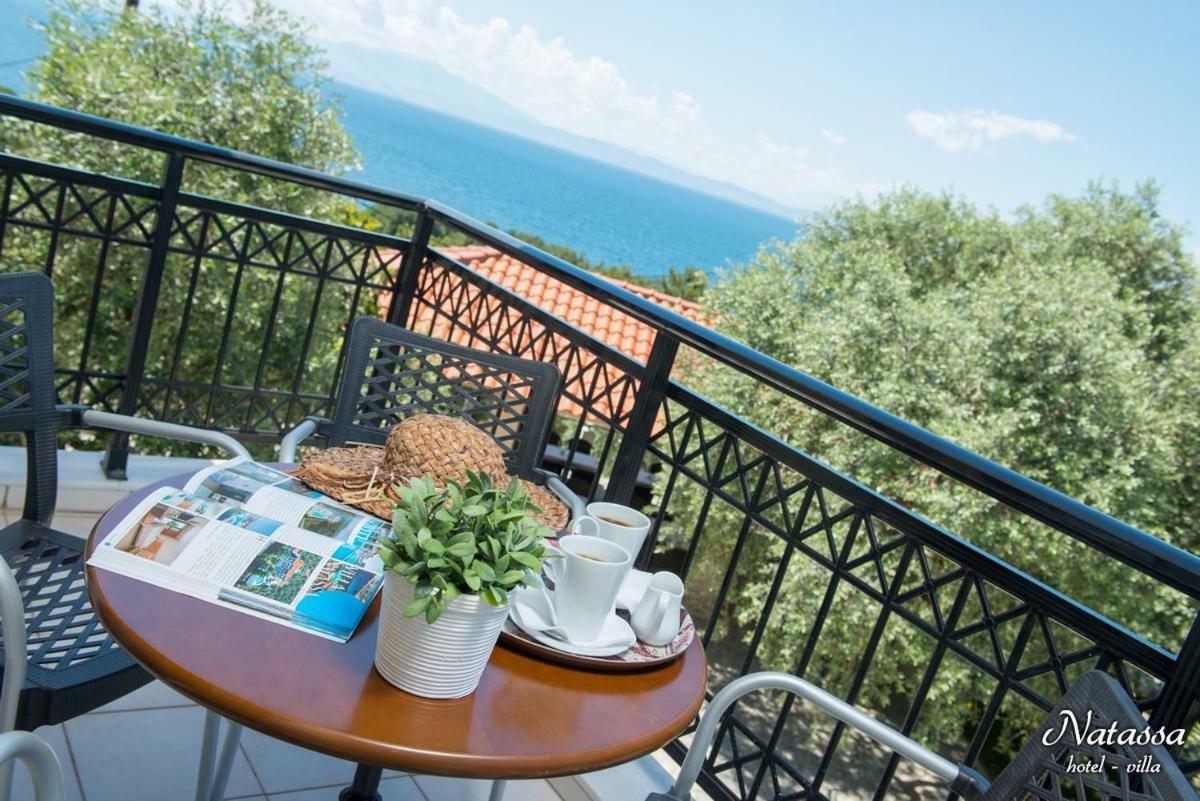 Hotel Villa Natassa Skala Rachoni  ภายนอก รูปภาพ
